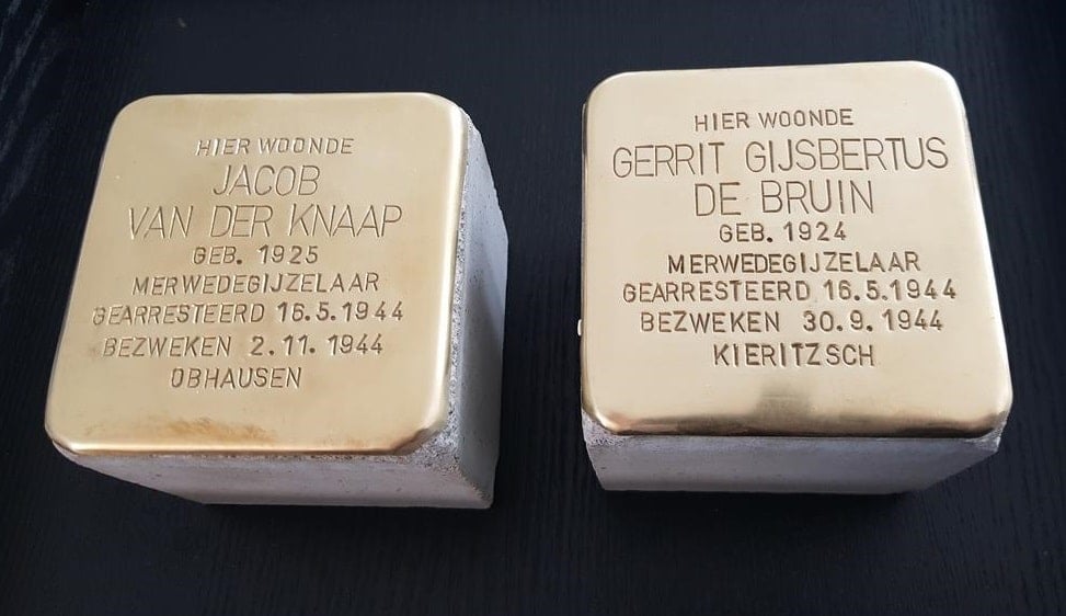 Stichting Struikelstenen Sliedrecht wil in het voorjaar nieuwe stenen leggen