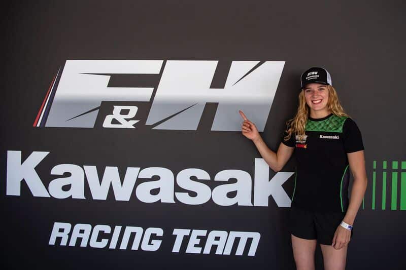 Lotte van Drunen tekent bij Nederlandse team F&H Kawasaki