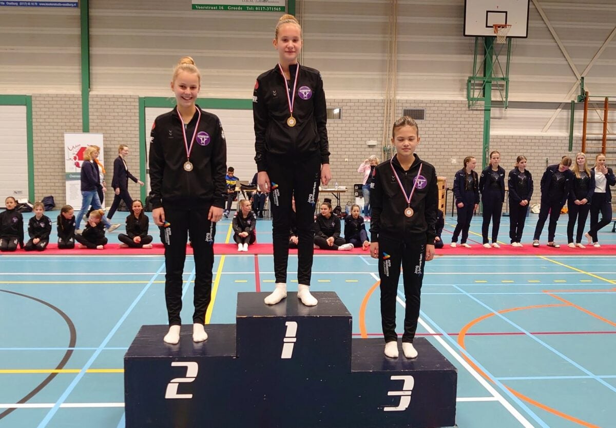 Medailleregen voor trampoline springers omnisportvereniging Synergos