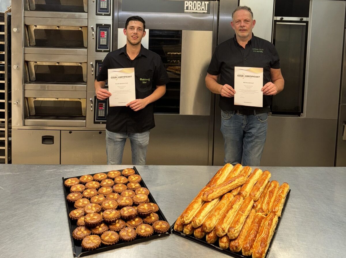 Producten bakkerij Vlot krijgen Gouden Bekroning