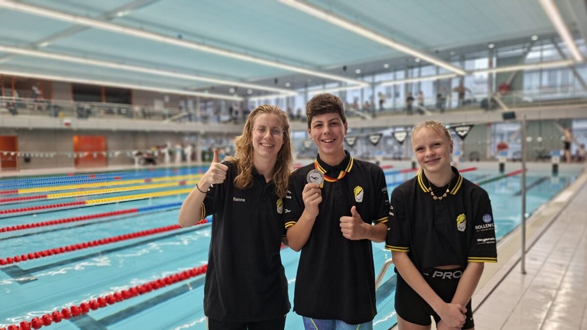 DWF-zwemmer Milan van Renswoude tweede van Zuid-Holland