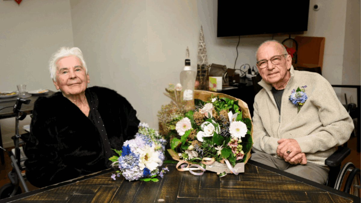 Echtpaar Donker-de Goeijen viert diamanten huwelijksfeest