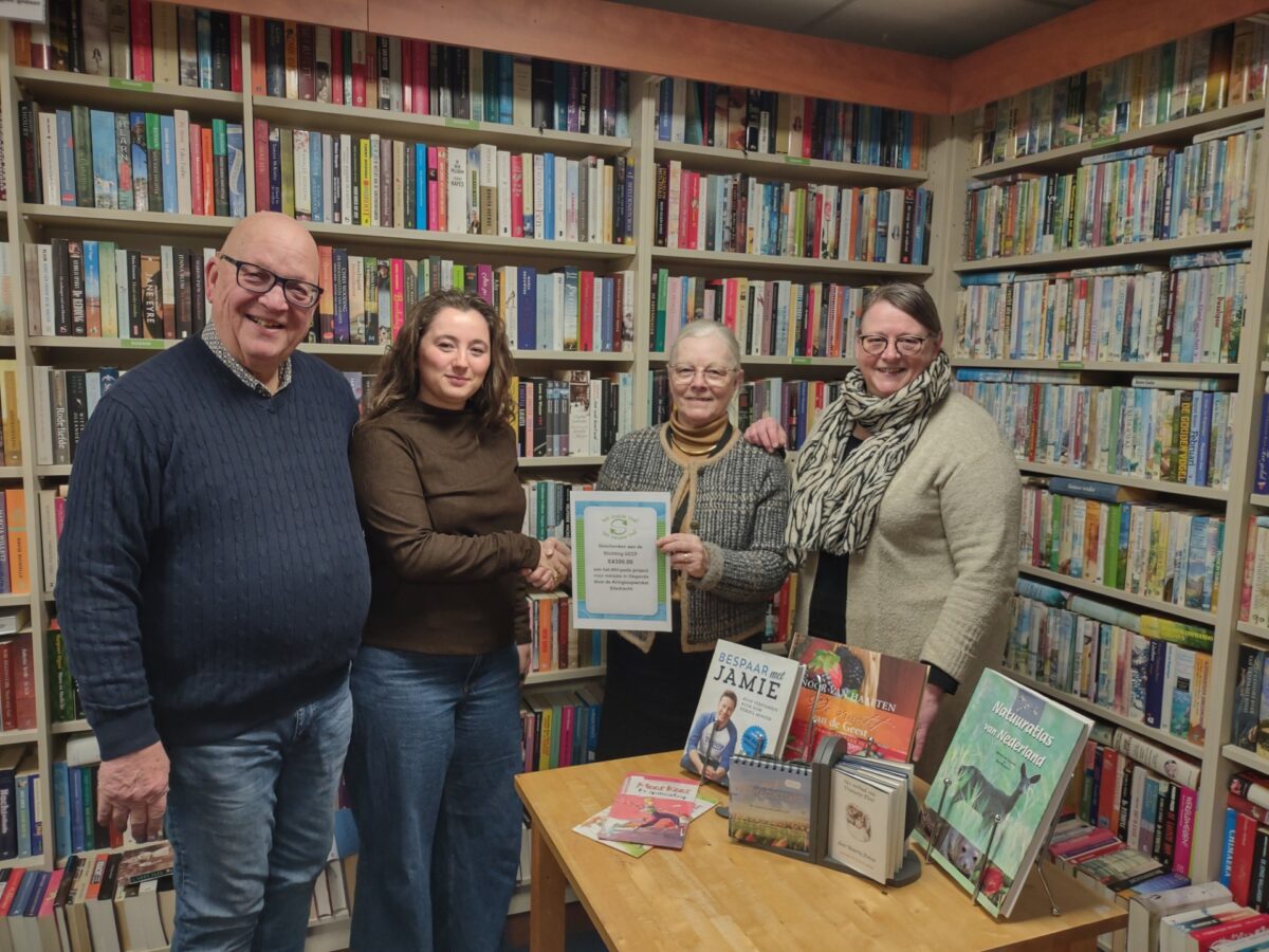 Kringloopwinkel Sliedrecht geeft € 4.300,– aan UCCF project in Oeganda