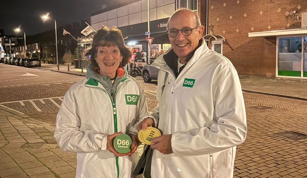 D66 Sliedrecht maakt zich kenbaar op bierviltjes tijdens uitgaansavond