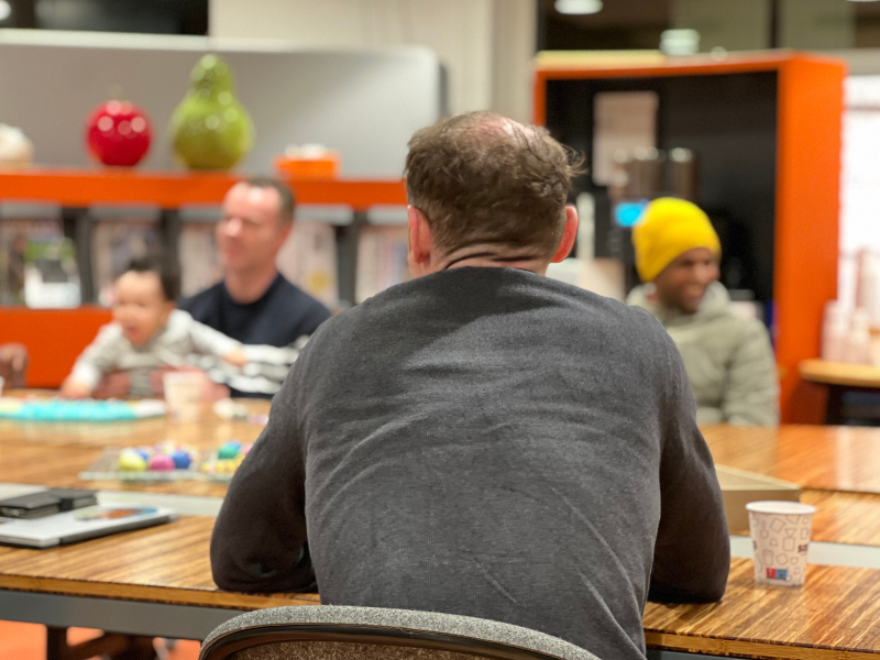 Uitleg over Lief- & leedstraten tijdens Sliedrecht Doet Loket