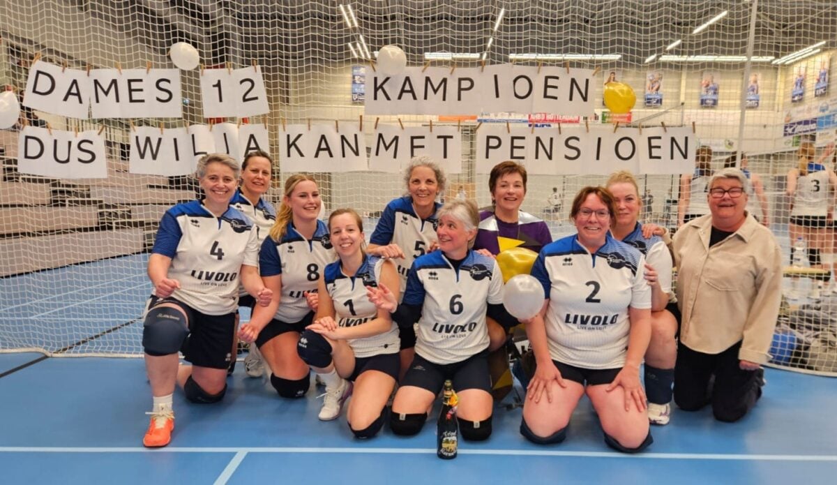 Langst spelende Sliedrecht Sport’er Slieker neemt afscheid met kampioenschap Dames12