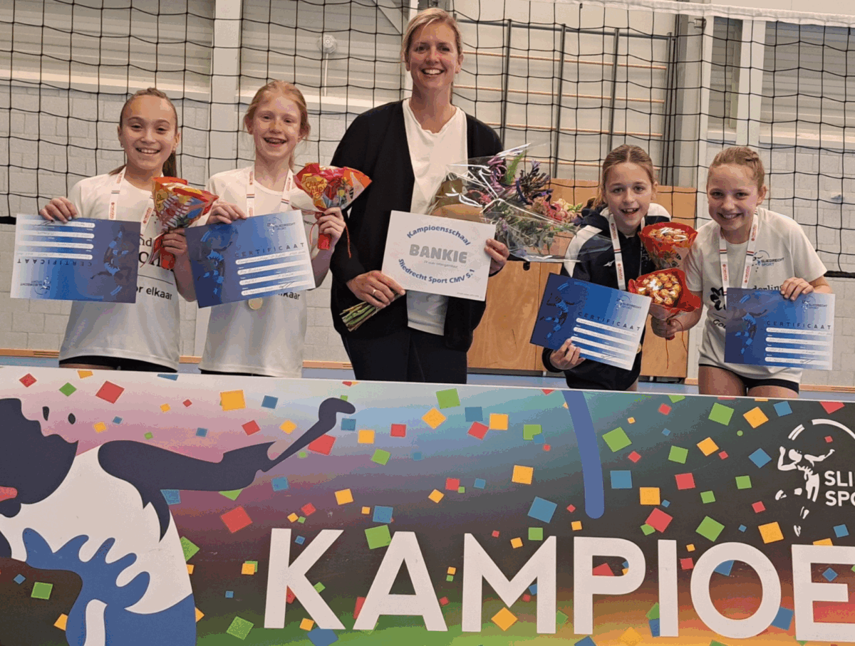 Weer twee volleybalkampioenen bij Sliedrecht Sport