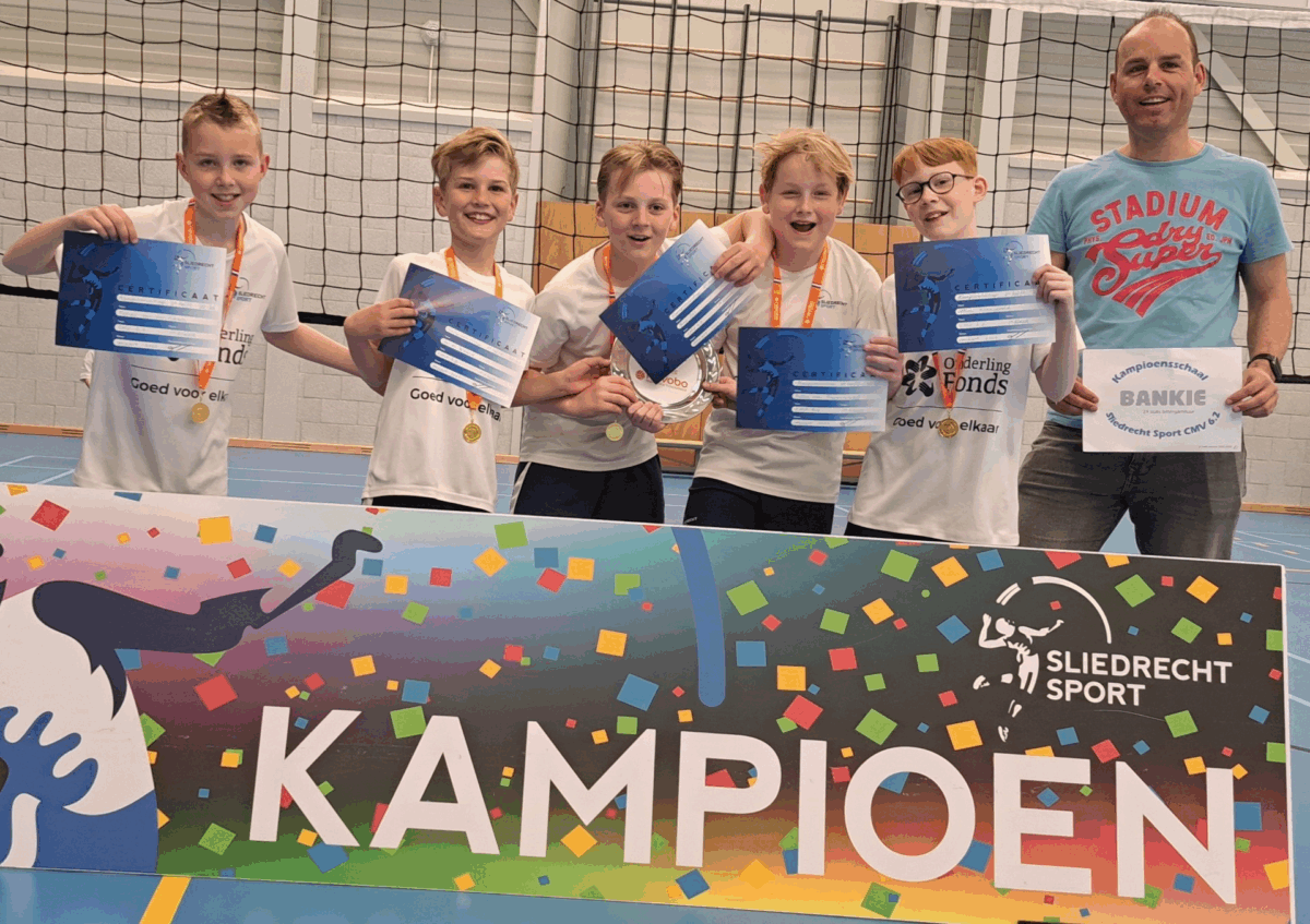 Weer twee volleybalkampioenen bij Sliedrecht Sport