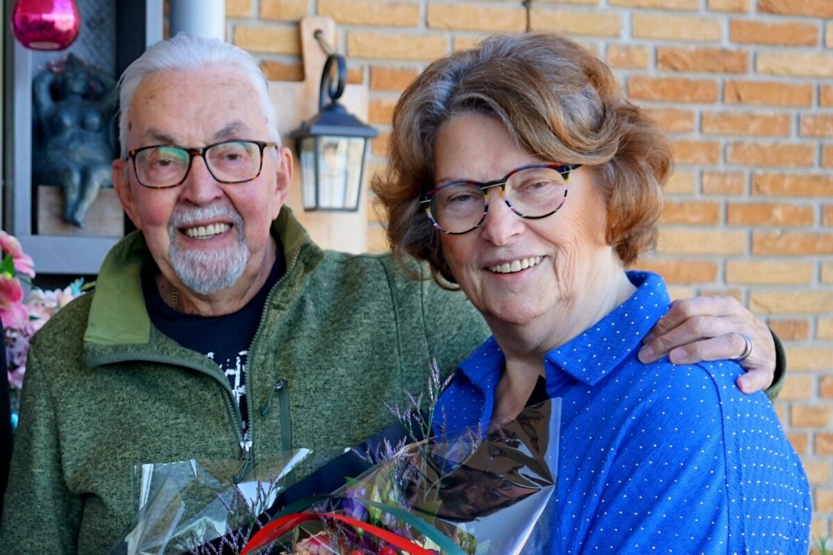 Echtpaar Groenemeijer-Sleiffer 60 jaar getrouwd