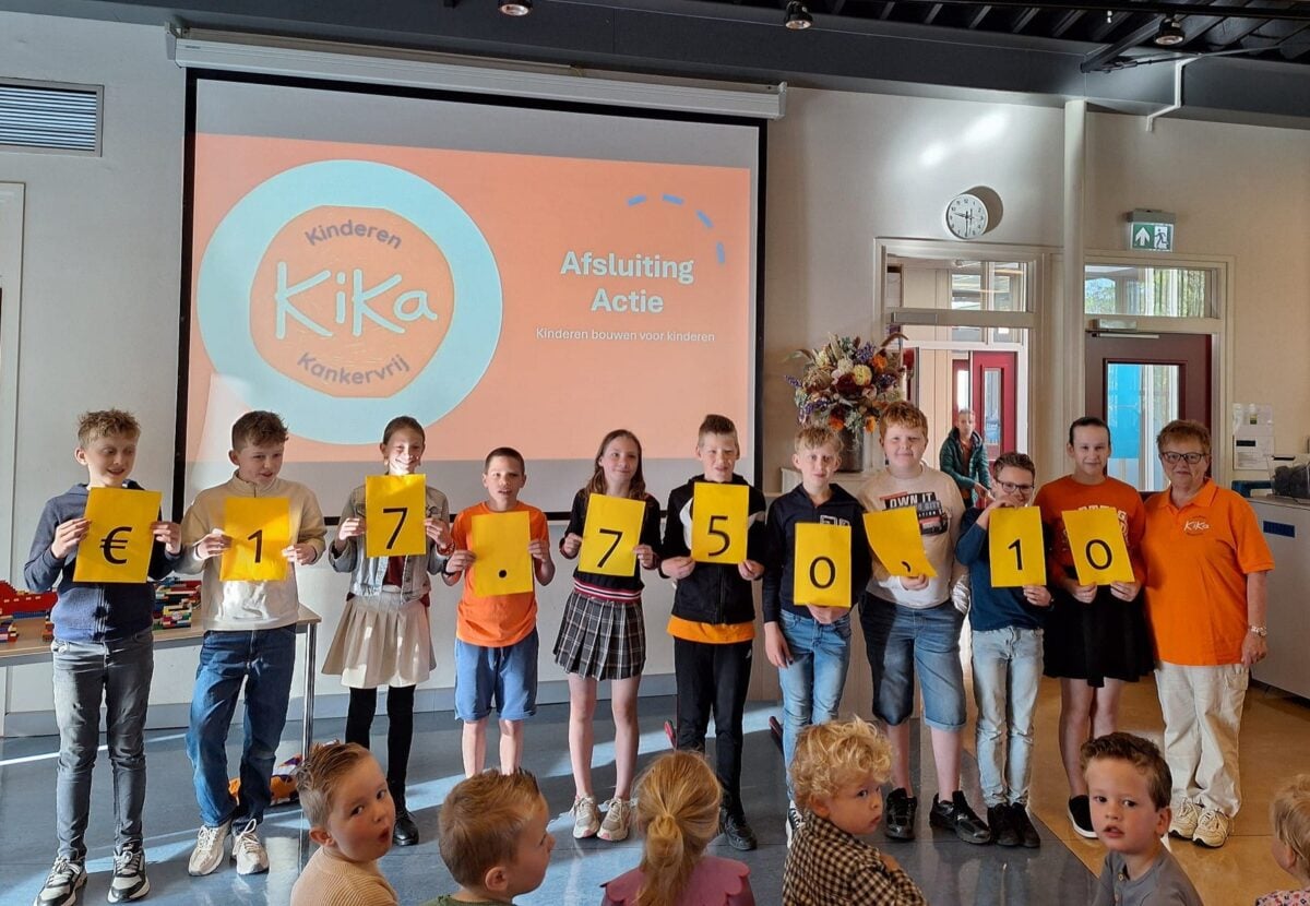 Johannes Calvijnschool brengt ruim € 17.000,– bij elkaar voor stichting KiKa