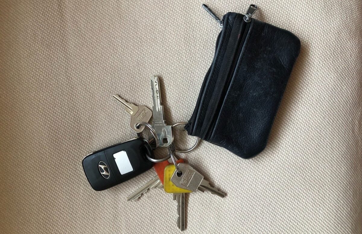 Sleutels midden op straat gevonden