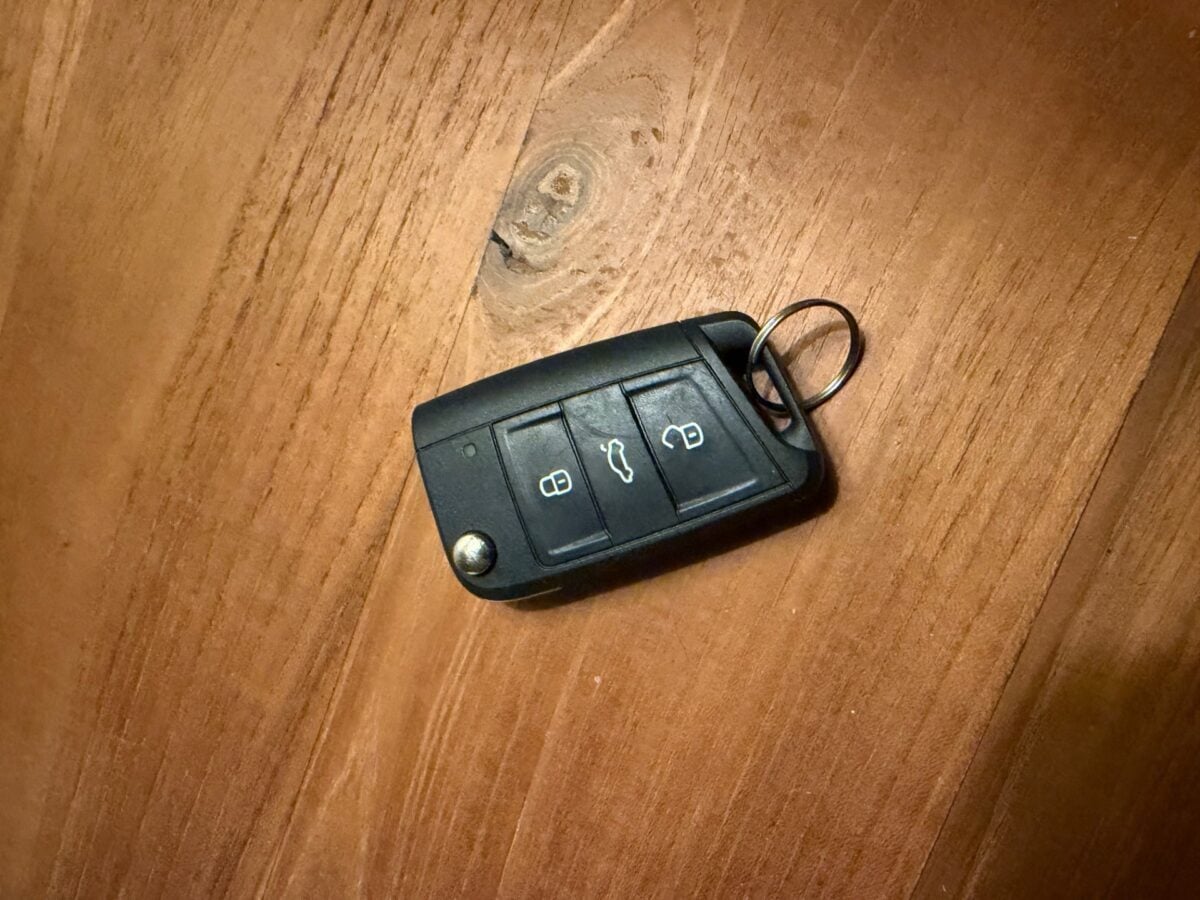 Iemand moet autosleutel missen…