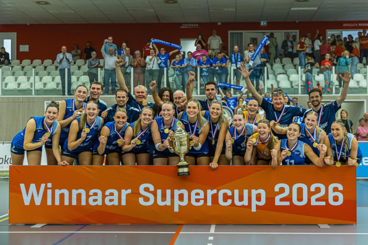 Sliedrecht Sport Dames1 wint Supercup voor zevende keer in historie